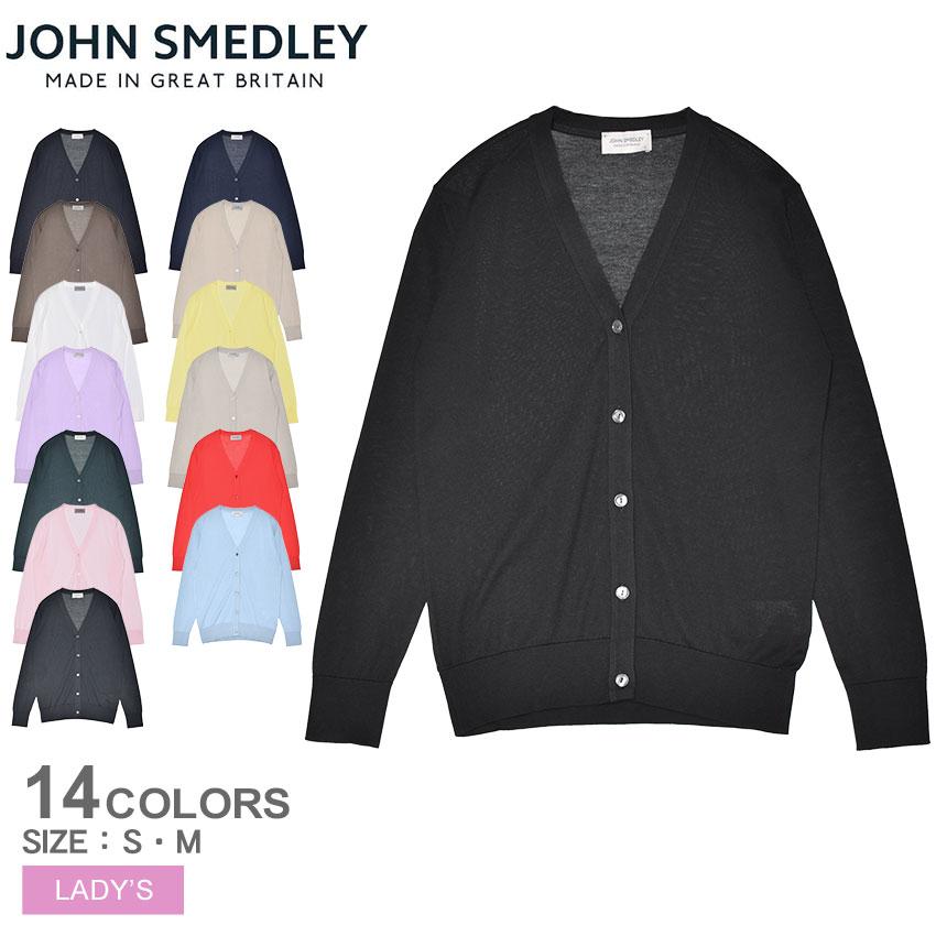JOHN SMEDLEY（ジョンスメドレー） カーディガン レディース ブラック