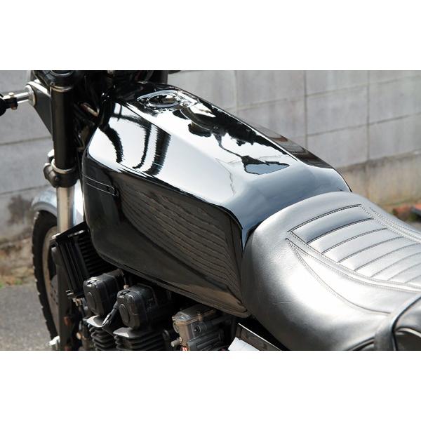 557】 Z400FX ガソリンタンク リプレイス品 ブラック スチール製
