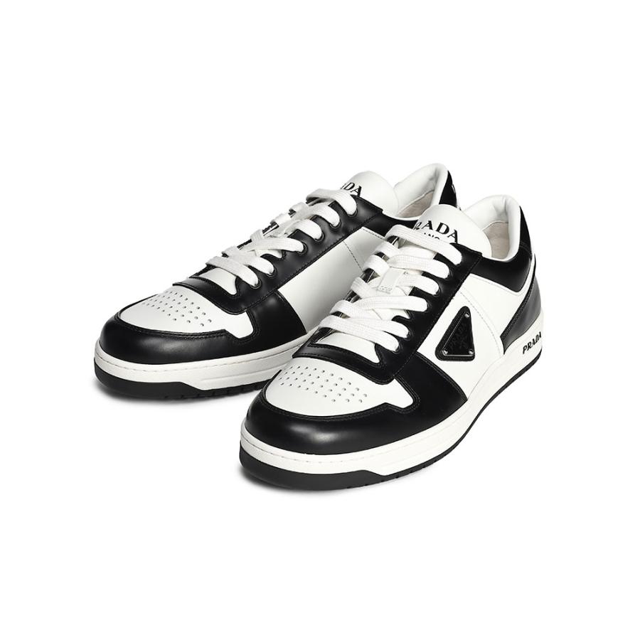 PRADA（プラダ） ロゴ レザー ローカットスニーカー メンズ