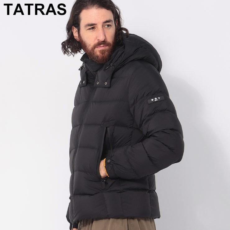 TATRAS（タトラス） メンズ ダウン フード着脱 マット素材 ショート