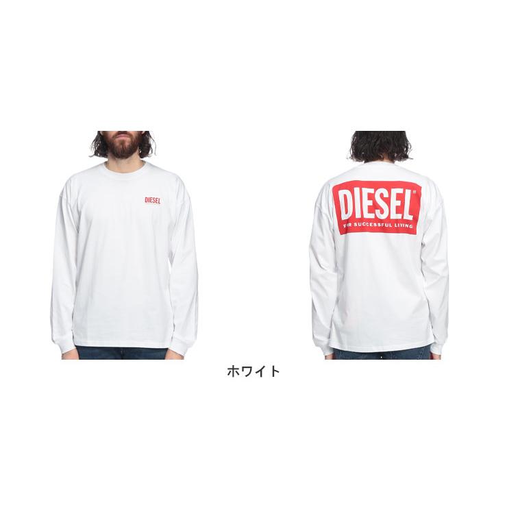 DIESEL（ディーゼル） ロンT メンズ ロゴ バックロゴ プリント クルー