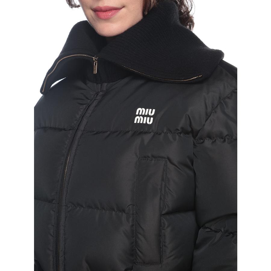 miu miu（ミュウミュウ） ダウンジャケット レディース ニットカラー