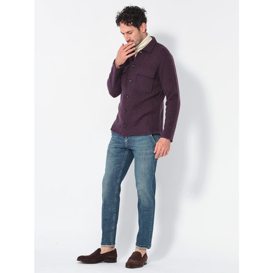 LARDINI（ラルディーニ） ウールブレンド フラップポケット ニット