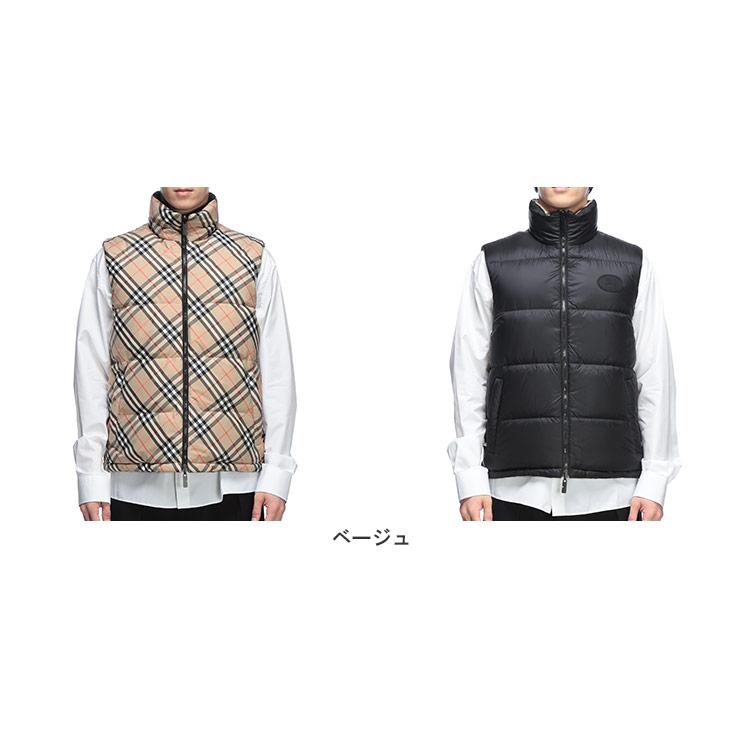 BURBERRY（バーバリー） ダウン ベスト メンズ ロゴ リバーシブル