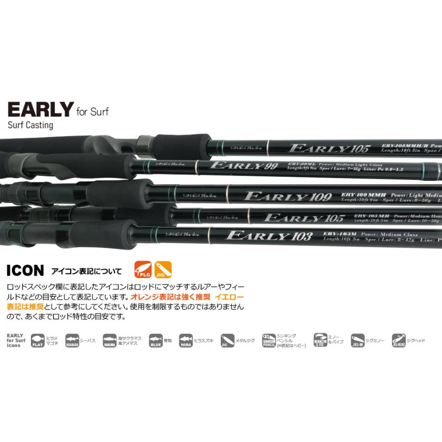YAMAGA Blanks ヤマガブランクス アーリー・フォーサーフ 109MMH