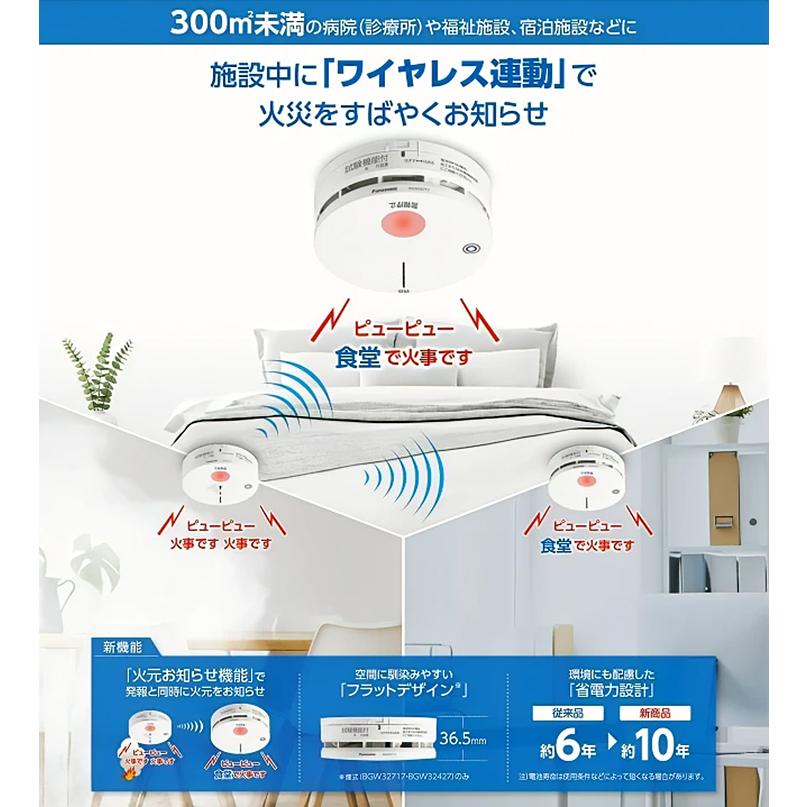 Panasonic（パナソニック） BGW42427 特定小規模施設用感知器 光電式