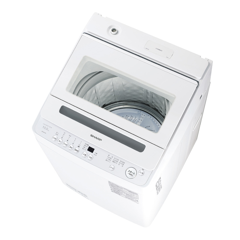 SHARP タテ型洗濯乾燥機 ES-TX5EJ-W （ホワイト系） 洗濯機本体 - 最