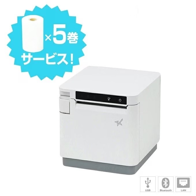 スター精密 mC-Print2 MCP21LB BK JP（ブラック） サーマルプリンター