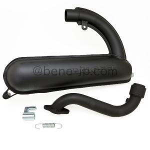 50s / 100 primavera スポーツチャンバー 1本出し 赤/メッキ ベスパ