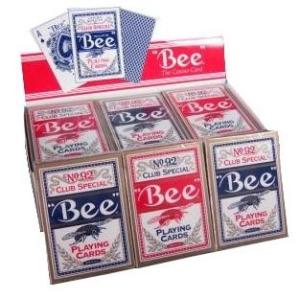 Bee ビー ポーカーサイズ No.92 Club Special レッド ブルー 2個セット
