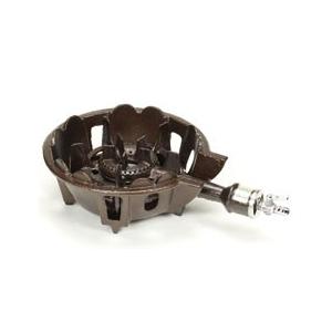 タチバナ製作所 穴あき ガス鋳物コンロ 三重 TS-330 底枠付/パイロット