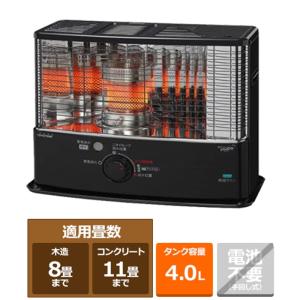 TOYOTOMI（トヨトミ） 石油ストーブ RS-W3024(B) (ブラック