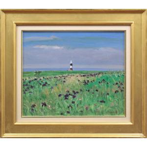絵画 油絵 遠藤 勝 肉筆油絵 風景画 北アルプス 眺望 F10 : アートフジ