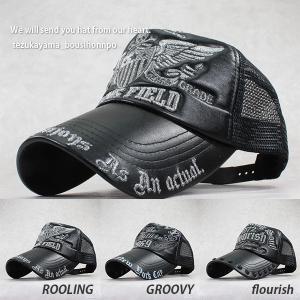 メッシュキャップ 帽子 キャップ メンズ アメカジ EVIL FANG MOTORS