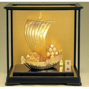 宝船 七福神 3号｜銀製置物/ガラスケース : HIKARI GALLERYヤフー店