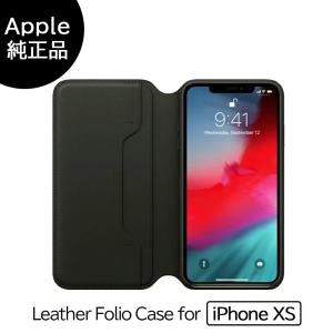 Apple(アップル)・純正品】【iPhoneXS Max用】レザーフォリオ (Leather