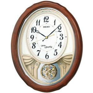 SEIKO（セイコー） 掛け時計 壁掛け からくり時計 AM258W ウェーブ