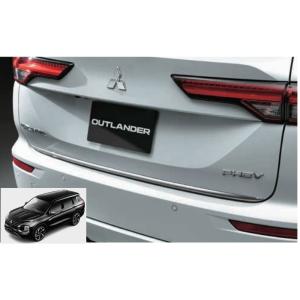 三菱（MITSUBISHI） (ZT)フードガーニッシュ(マットブラック×グロス