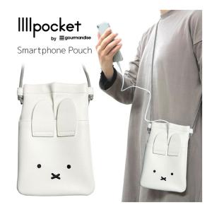 スマートフォンポーチ ミッフィー IIIIpocket スマホポシェット 肩掛け