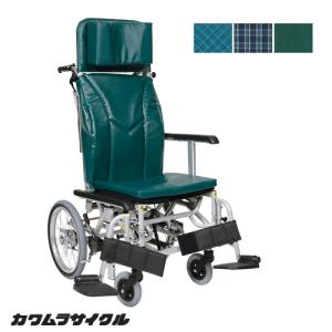 ミキ BAL-12 ティルト&リクライニング介助型車イス ブルー A-2