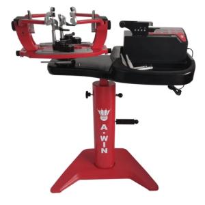 バドミントン専用 電動式ガット張り機 ”HS-”スタンド付！全国送料無料