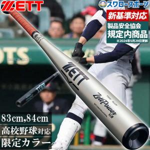 ゼット（ZETT） 硬式野球 金属製バット ZETTPOWER スカイシルバー