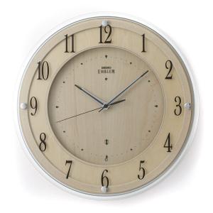 SEIKO（セイコー） エンブレム 電波時計 壁掛け時計 HS556W 連続秒針