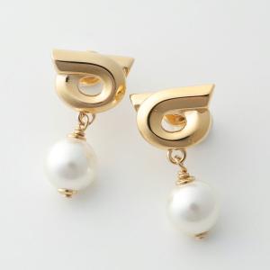 FERRAGAMO（フェラガモ） 34 1693 ヴィラリボン バレッタ ビジュー装飾