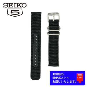 Seiko 5 Sports 純正 腕時計ベルト 7S26-0480 SNXS77用 19mm