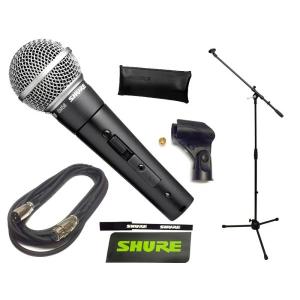 SHURE（シュア） SM58-LCE お手頃 マイクスタンドセット （XLR-XLR 5