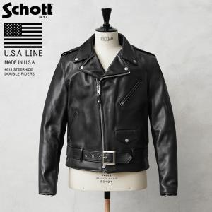 Schott N.Y.C（ショット） Schott USA LINE 643 ステアハイド レザー