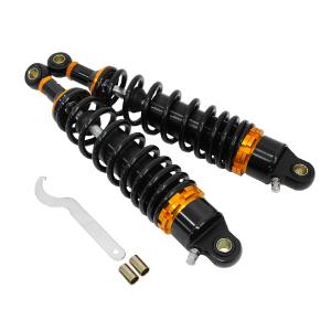 新品 ゼファー400 ZRX400 Z400FX 黒×金 サスペンション 320mm リア