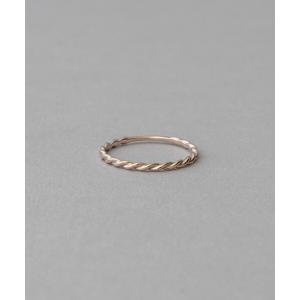 ete（エテ） 指輪 リング 「レイヤード」 K10YG クロス バイカラー