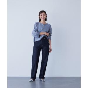 YANUK（ヤヌーク） レア LEA ボーイズストレート デニムパンツ Trick