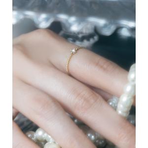 ete（エテ） 指輪 リング 「レイヤード」 K18MPG ダイヤモンド