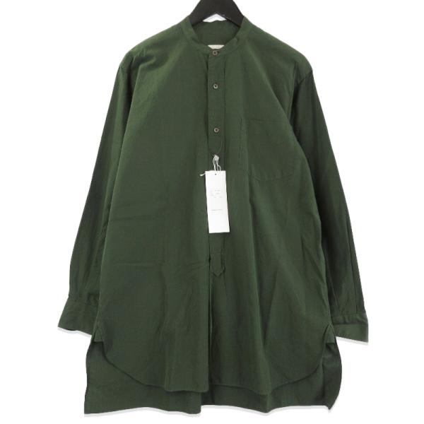 COMOLI コモリ バンドカラーシャツ I01-02003 16ss 長袖シャツ 日本製