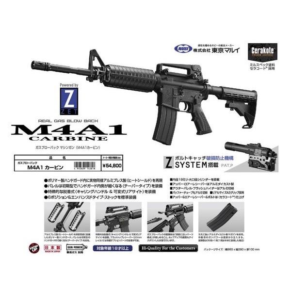 M4A1カービン ガスガン 東京マルイ製 - お取り寄せ品 : AirSoftClub