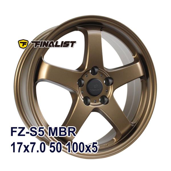 4枚セット】 FINALIST FZ-S5 17x7.0 +50 100x5 MBR : AUTOWAY