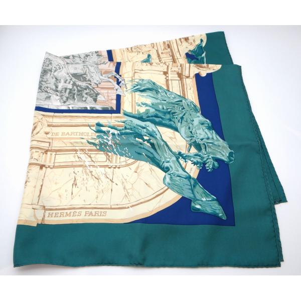 HERMES（エルメス） カレ90 LA FONTAINE DE BARTHOLDI バルトルディの