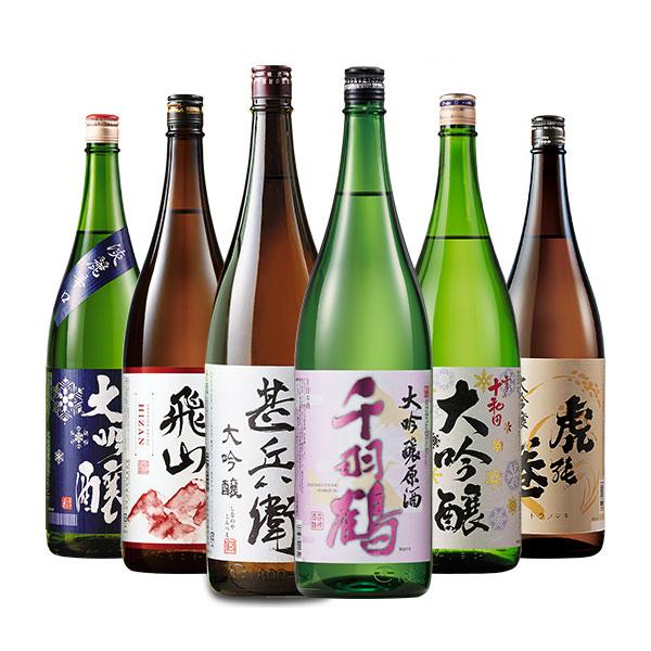 日本酒 大吟醸酒 特割 6酒蔵 大吟醸 飲み比べセット 一升瓶 1800ml 6本