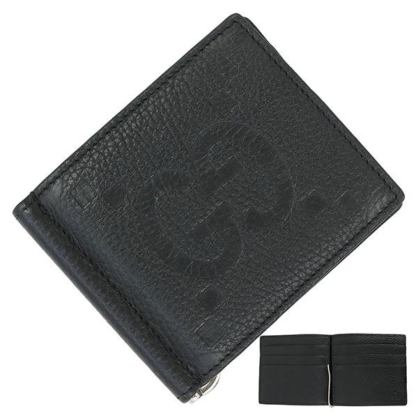GGキャンバス グッチ 二つ折り財布 マネークリップ付きウォレット