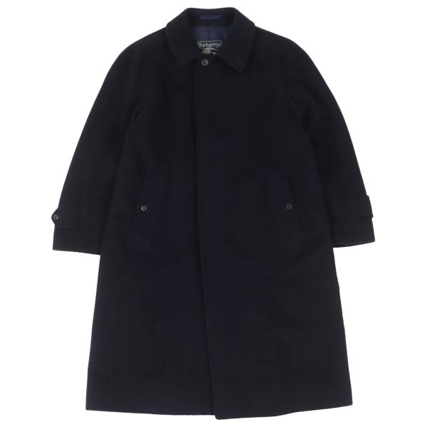美品△Burberrys バーバリー ヴィンテージ ウール カシミヤ ロング