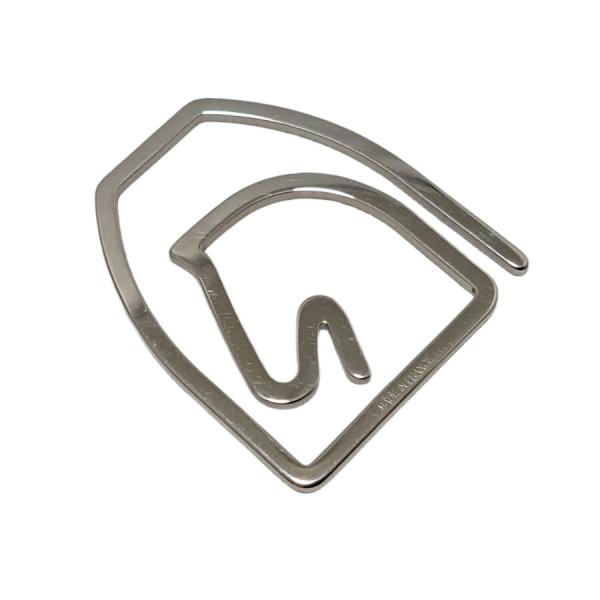 HERMES（エルメス） エスケトル マネークリップ シルバー メタル