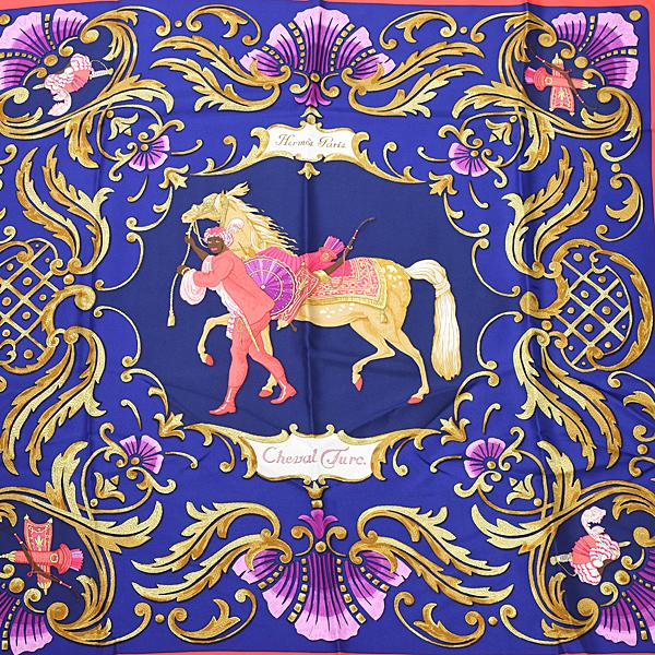 HERMES（エルメス） スカーフ レディース カレ90 CHEVAL TURC トルコの