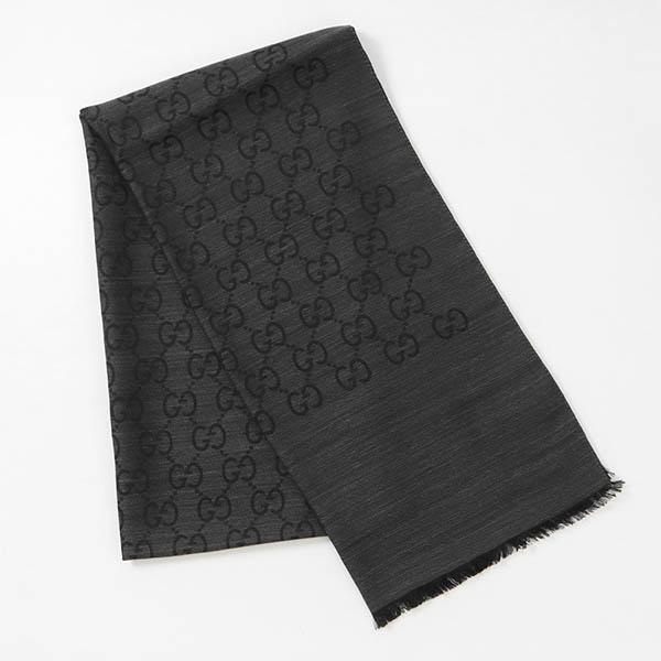 GUCCI（グッチ） レディース メンズ ストール ウール・シルク GG柄