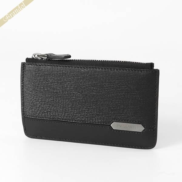 BVLGARI（ブルガリ） 小銭入れ キーリング付 レザー コインケース