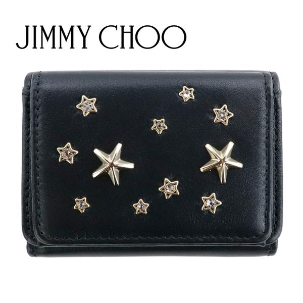 JIMMY CHOO（ジミーチュウ） 財布 三つ折り Jimmy Choo NEMO CZN BLACK