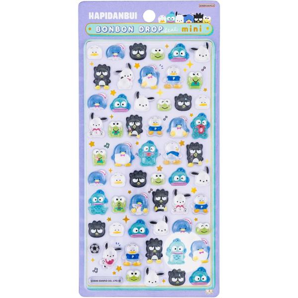 ボンボンドロップシール ミニ はぴだんぶい サンリオキャラクターズ