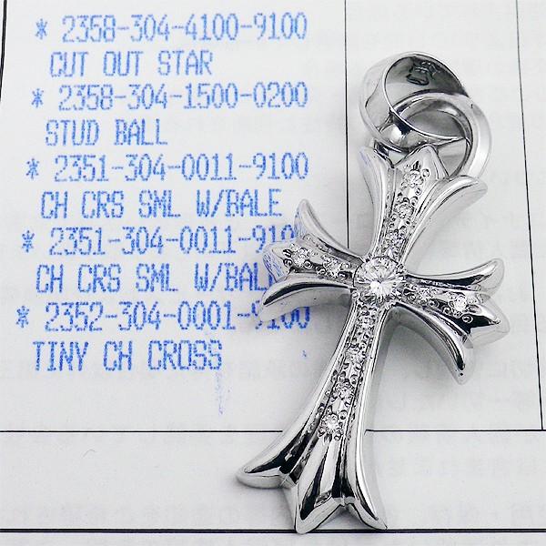 CHROME HEARTS（クロムハーツ） CHクロス with ベイル SM パヴェ