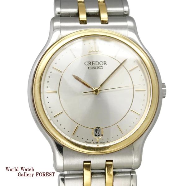 CREDOR クレドール 8J86-6A00 18K SS セイコー SEIKO クオーツ 中古